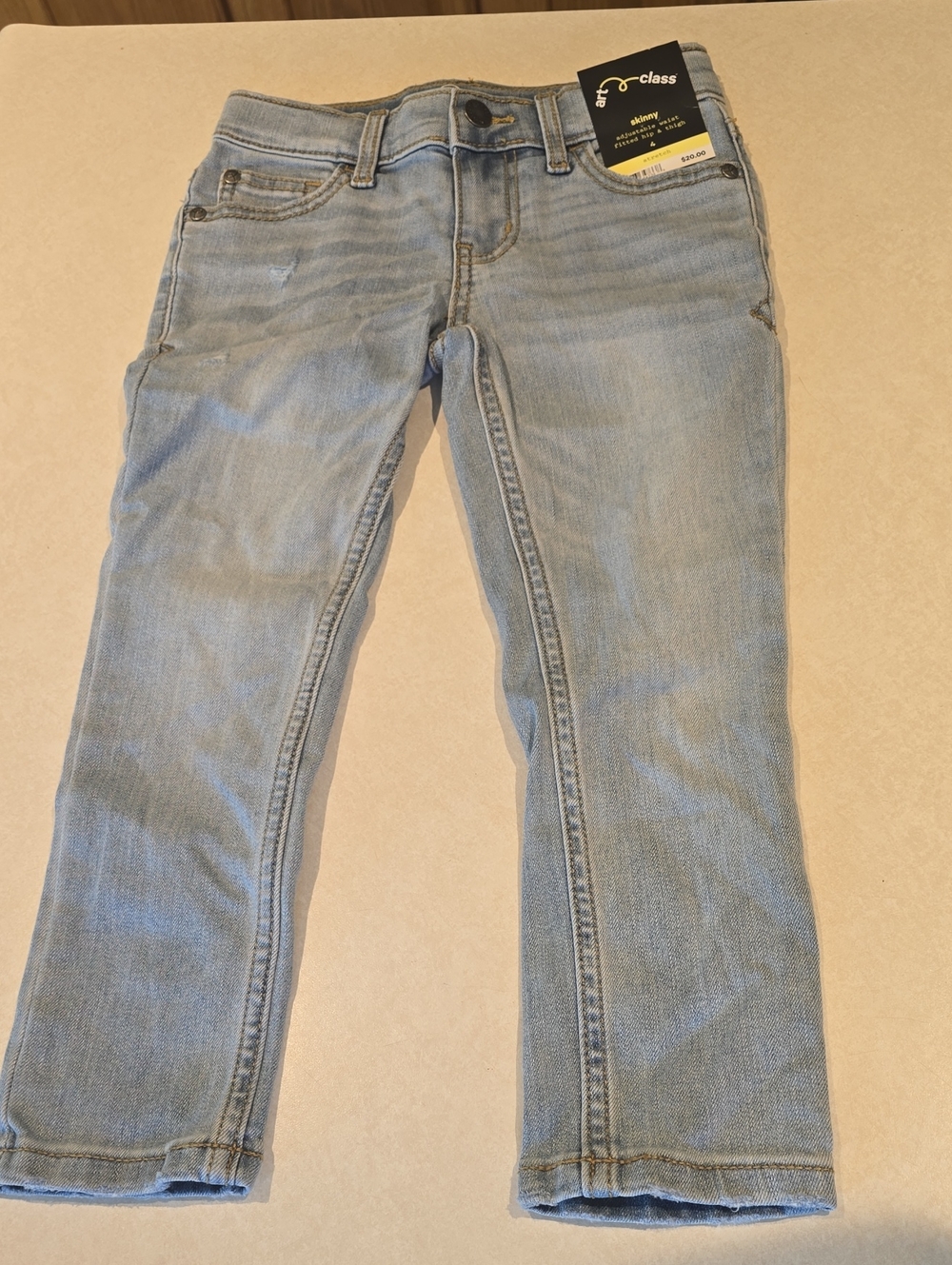 Art Class Boys Light Wash Skinny Fit Jeans Size 4